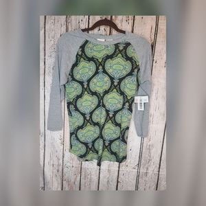 NWT LuLaRoe Randy top - raglan style in size small- Rare